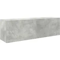 vidaXL Badkast met grijze afwerking, 100x25x30 cm, van houtvezel