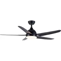 Evolar Plafondventilator met Verlichting - 132 cm - Stille Plafondlamp met Ventilator - Dimbaar Warm Wit Licht (LED) - EVO-CF52MB12