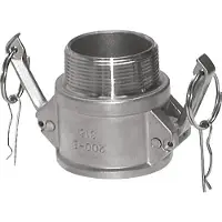 Tameson Camlock DN 140 (6'') Koppeling AluminiumR 6'' met buitendraad Type B MIL-C-27487