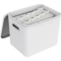 Rotho My Paper archiefdoos A4, documentenorganizer met inhangers, 40x29,2x29,8 CM, wit