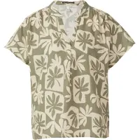 s.Oliver Blouse crème / olijfgroen