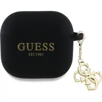 GUESS Case Cover Voor Apple Airpods 4 4G Hoofdtelefoon Siliconen Bescherming
