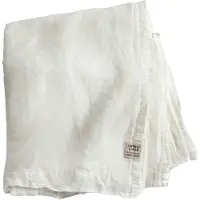 Lovely Linen Heaven Laken 150x260 Cm - Onderlakens Linnen Optical White - USL0599