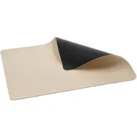 Bitz Placemat Reversible Black / Cream (Set van 4)-46 x 33 cm
