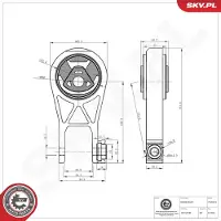 ESEN SKV 75SKV073 Motorsteunlager