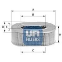 Ufi 27.086.00 Luchtfilter