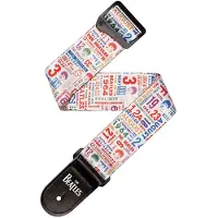 D'Addario 50BTL14 The Beatles US Tour Tickets Stubs Gitaarband Multi-Color