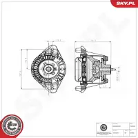 ESEN SKV 75SKV066 Motorsteunlager