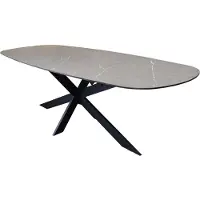 AVH-Collectie San Francisco low dining tafel ceramic blad 240x100xH69 cm antraciet