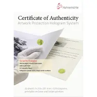 Hahnemuhle Certificate of Authenticity A4 Box 25 vel