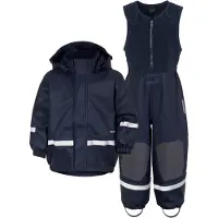 Didriksons Regenkleding m. Voering - PU - Boardman - Navy - - 120 - Regenkleding