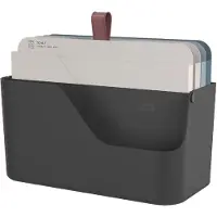 Rotho My Paper documentenorganizer plus zwart, met blauwe inleggers, A4 formaat, (34,5x15,2x28,7CM)