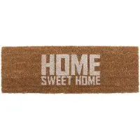 PT Living Deurmat Home Sweet Home White Coir