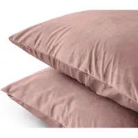 Sleeptime Kussensloop (Per 2 st) - Oud Roze - Velvet
