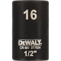 DeWalt DT7534 Krachtdop 1/2" kort | 16mm