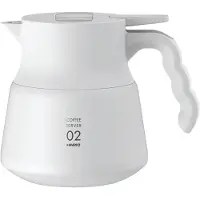 Hario Geïsoleerde Server V60-02 Plus roestvrij staal 600 ml wit