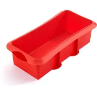 Lékué Cakevorm - Rechthoek - 28 cm - Siliconen - Red