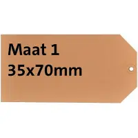 Rillprint Label karton Nr1 200gr. 35x70mm 1000 st.