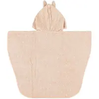Trixie Poncho - Mrs. Rabbit - 100% Biologisch Katoen - Badcape Kind met Capuchon - Met Leuke Details