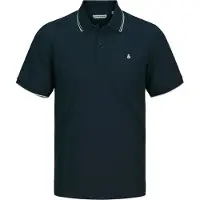 Jack & Jones Tricot 'JJEAustin' nachtblauw / wit