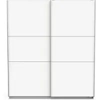Overig Kledingkast Ghost - Met 2 Schuifdeuren - Wit - 178x59x203cm