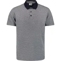 No-excess Shirt navy / wit