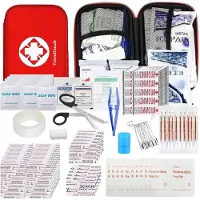 Travelhawk EHBO-kit - Verbanddoos auto - 275-delig - Compact en veelzijdig - Rood