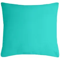 Stof Textile sierkussen Nelson - aqua blauw - 60 x 60 cm - bank kussens - zitkussens - binnen/buiten - polyester