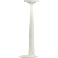 Karman Design tafellamp Papiria, dimbaar, wit / opaal, Woon-/ Eetkamer, Aluminium, Design, tafellamp