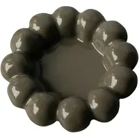 DBKD Bright Plate Kaarsbord Ø17 Cm - Kaarshouders Keramiek Shiny Dust - 20221002DS