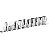 Facom 1/2' doppensets op rail, metrische maten - S.41E