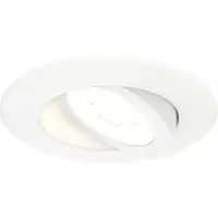 LEDVION - LED Inbouwspot - Wit - Dimbaar - 5W - IP65 - CCT - COB - Ø75mm