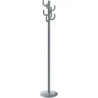 MAUL Kapstok MAULpolaris Lite 8 haak standvoet 177 cm grijs