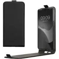 Kwmobile hoesje geschikt voor Samsung Galaxy S25 Edge - Flip cover met magnetische sluiting in zwart