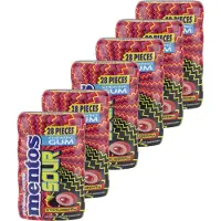 Mentos Sour Gum | Strawberry | 6 stuks | 6 x 56g