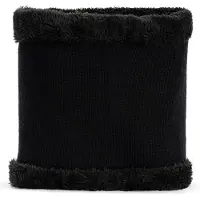 Milanoro Sjaal Zwart – Uniseks Wintersjaal – Warm en Zacht – 100% Acryl