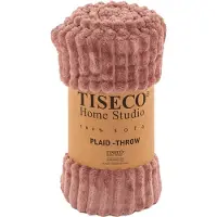 Tiseco Plaid Home Studio Ribble Russet-130 x 160 cm
