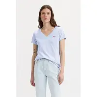 Levi's The Perfect V-neck Tee Size: XXS | T-Shirts Outlet | Dames | Blauw