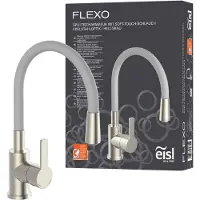 Eisl FLEXO Keukenkraan - Mengkraan - RVS-Look-Grijs