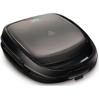 Tefal 2-in-1-sandwichmaker SW341B 2 uitneembare, antiaanbak gecoate bakplatensets inclusief