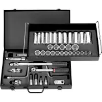 Facom set van korte en lange 12-kantdoppen van 3/8" tot 1"1/4 - S.450UP