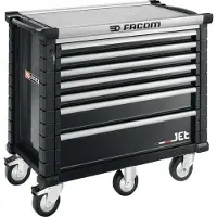 Facom Jet Gereedschapswagen 7 Laden M5 Zwart - JET.7NM5A
