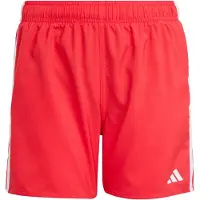 Adidas Sportieve badmode '3-Stripes Swim Shorts' rood / wit