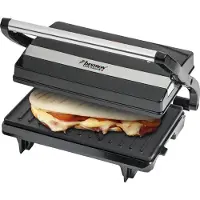 Bestron Contactgrill - APM123Z - 700W - Tosti apparaat - 14x22cm bakoppervlak - Zwart - 5 jaar garantie