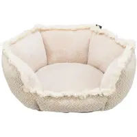 Trixie hondenmand boho hoekig beige 65x65x19 cm
