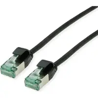 Roline RM U/FTP datakabel voor datacenters, Cat.6A (klasse EA), slank, zwart, 5 meter