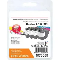 Viking LC3219XL compatibele Brother inktcartridge zwart, cyaan, magenta, geel multipak 4 stuks