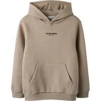 Name it Sweatshirt 'Brody' donkerbeige / zwart