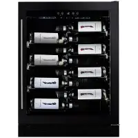 Dunavox DAUF-40.138B wijnkoelkast onderbouwkoelkast, nis hoogte 82 cm., zuinig energieklasse G