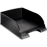 Leitz 5233 zwarte brievenbak hoog (4 stuks)